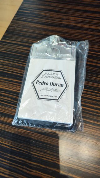 Bloc de notas Pedro Durán Plata Firmada