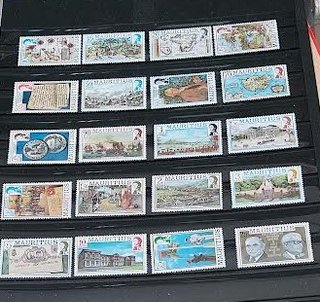 (nu345/350a)DEFINITIVE MALDIVE MAURITIUSsc.50%
