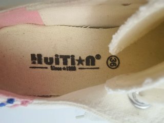 Scarpe da ginnastica bianche e rosa Tg 36