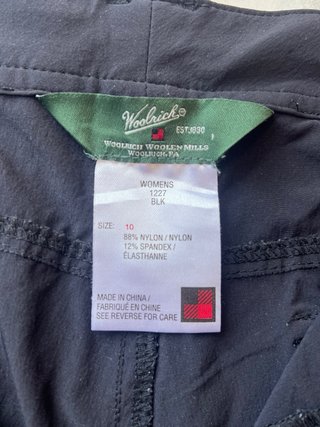 Pantaloni Woolrich neri taglia 42