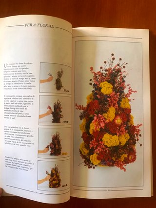 "La decoración con flores secas"