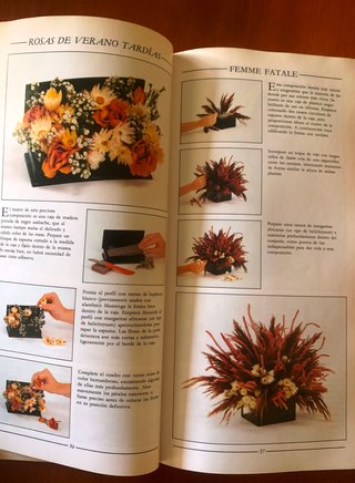 "La decoración con flores secas"
