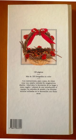 "La decoración con flores secas"