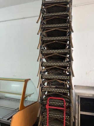 Sillas apilables de exterior