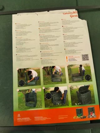 Compostador Thermo King 400L 74x74x84