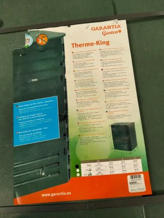 Compostador Thermo King 400L 74x74x84