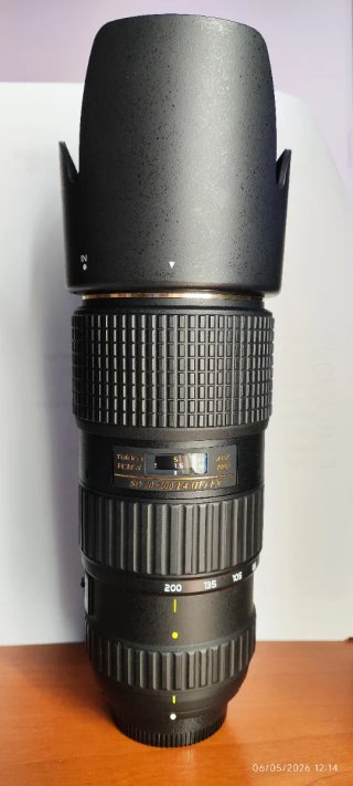 Tokina AT-X SD 70-200mm f4 (IF) FX Nikon