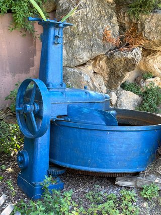 Amasadora industrial azul