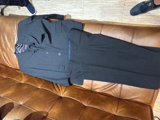 Traje completo gris