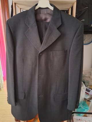 Traje completo gris
