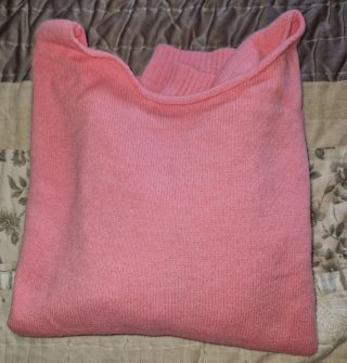 Jersey rosa cuello barco