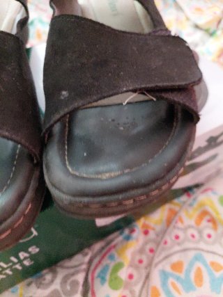 Sandalias negras Footflex T.40