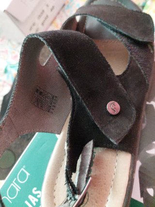 Sandalias negras Footflex T.40