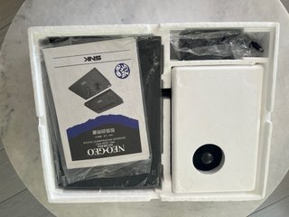 Consola Neo Geo AES SNK Negra