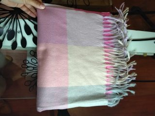 Bufanda maxi cuadros Cashmere Feeling
