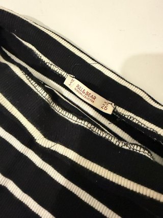 Falda tubo Pull&Bear rayas marineras