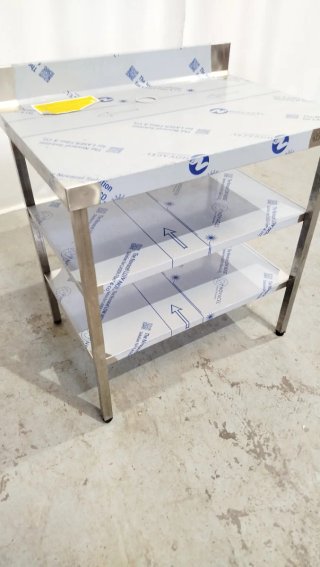 Mesa de trabajo inoxidable hostelería