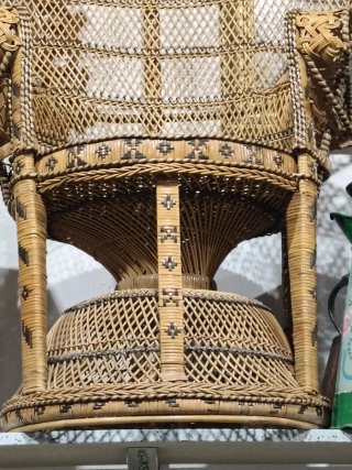 Sillón silla Emmanuel pavo real
