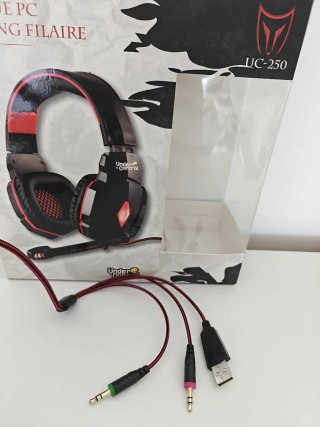 Auscultadores Gaming Under Control UC-250