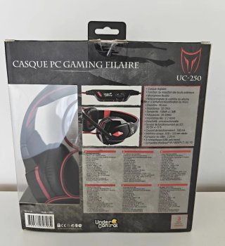 Auscultadores Gaming Under Control UC-250