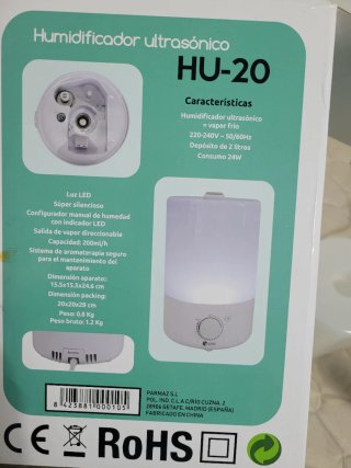 Humidificador ARTROM Blanco