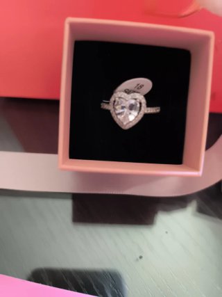 Anillo Pandora Corazón Plata