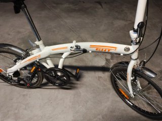 Bicicleta Plegable Blanca