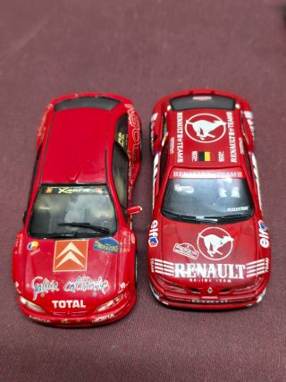 Lote 3 coches slot Scalextric con defectos