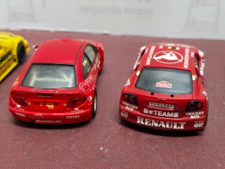 Lote 3 coches slot Scalextric con defectos
