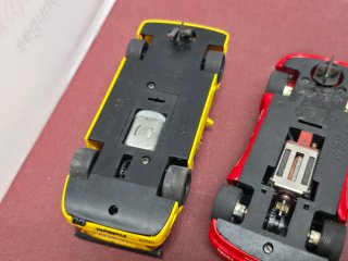 Lote 3 coches slot Scalextric con defectos
