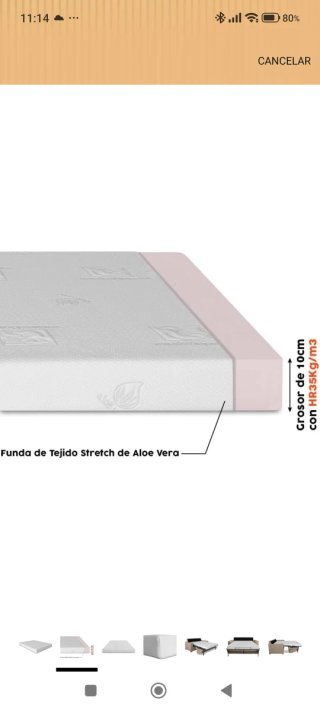 Colchón para caravana/furgoneta camper. Como nuevo