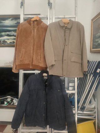 Tres chaquetones de caballero por 20€