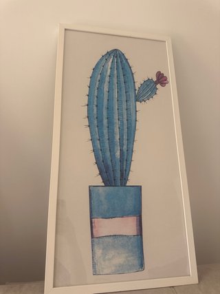 2 Cuadros modernos de cactus muy otiginales
