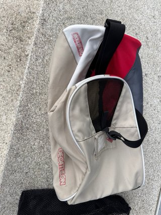 Patines en línea con protecciones y bolsa