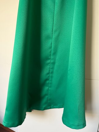 Vestido fiesta verde T. 38