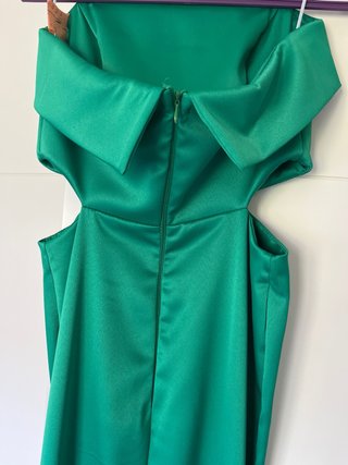 Vestido fiesta verde T. 38