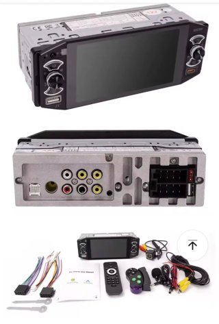 Radio Coche 1 DIN Carplay Android Auto