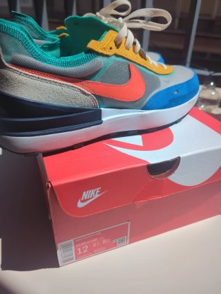 Nike Waffle One Azul y Blanco