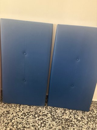Cabeceros Cama 90cm (2 Azul, 1 Rosa)