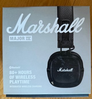 Auriculares Marshall Bluetooth Mayor IV Negros