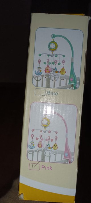 Baby crib mobile. Carillon / giostra lettino, rosa