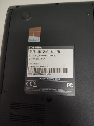 Portatile Toshiba Satellite C50D-A-12R DA RIFARE