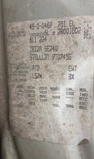 479557 capot seat ibiza (6l1) cool