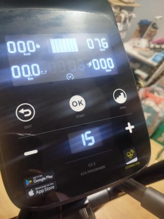 Elíptica Domyos EL540 Autoalimentada y MONTADA.