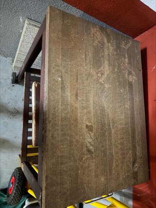 Mueble auxiliar madera y metal