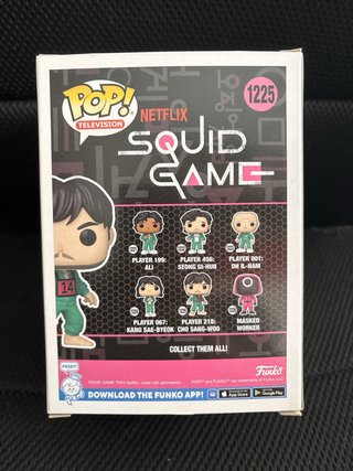 Funko Pop Squid Game Jugador 218 Cho Sang-Woo