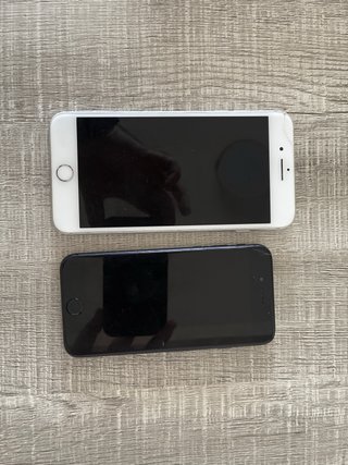 iPhone 8 Plus Argento + iPhone 7 Nero