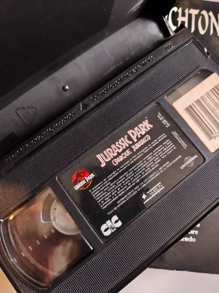 Libro Jurassic Park Michael Crichton y VHS