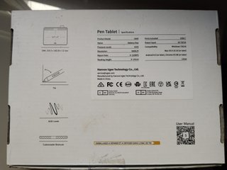 Tableta Gráfica UGEE S640 con Lápiz y Caja
