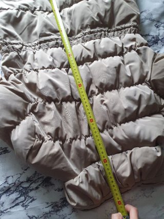 Plumífero Zara Beige Mujer